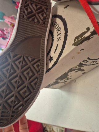 Deportivas rojas altas