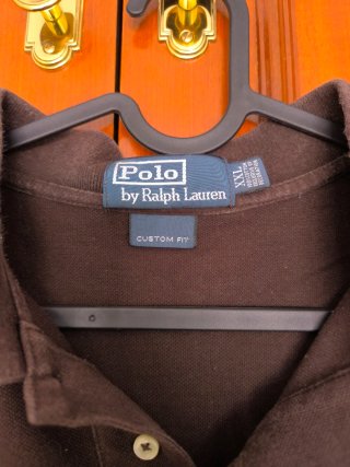 Polo Ralph Lauren Manga Larga Marrón Talla L