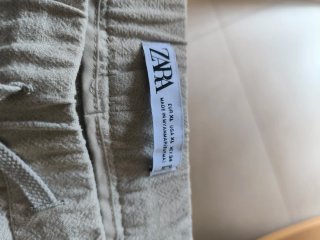 Pantalónes cortos gris y beige