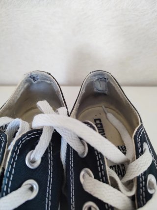 Converse plataforma negras talla 37