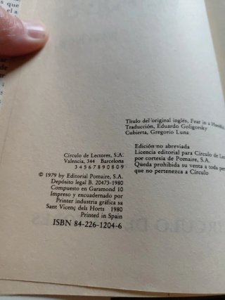 Miedo en un puñado de polvo