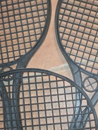 2 Raquetas de Tenis Negras