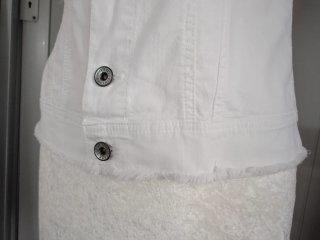 Gilet smanicato bianco  tg S