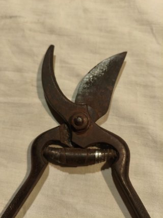 Antiguas tijeras de podar de hierro
