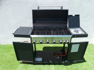 Barbacoa Naterial 6 quemadores + hornillo