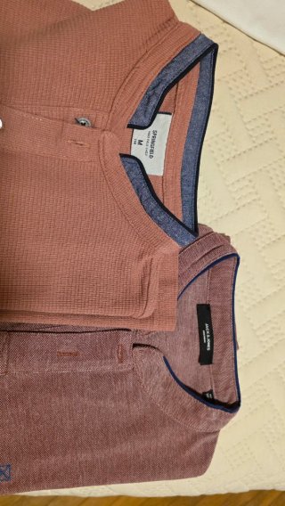 Lote 4 polos Sfera y Jack & Jones talla S-M