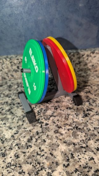 Supporto Mini Posacandele per Dischi da Palestra Eleiko Rack