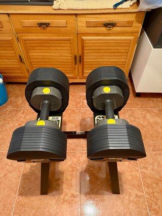 Pack Mancuernas Ajustables MX55 (24’9) y Rack