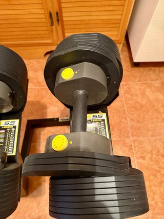 Pack Mancuernas Ajustables MX55 (24’9) y Rack