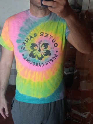T-shirt flower power - Vintage