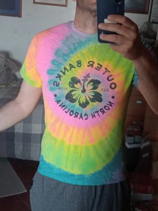 T-shirt flower power - Vintage