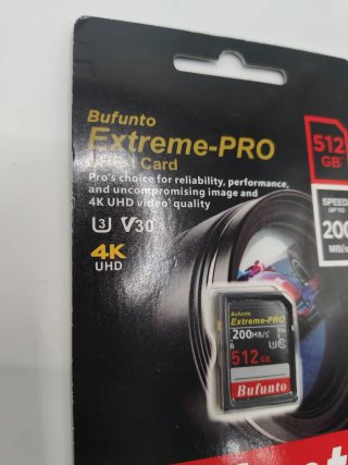 Tarjeta SD Bufunto Extreme-PRO 512GB UHS-I V30