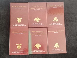 LOTE 37 LIBROS LITERATURA CLÁSICA Y POESÍA