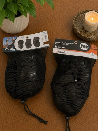 Protecciones Oxelo Talla XS (25-50kg)