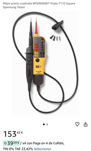 Fluke T110 - Comprobador Tensión/Continuidad