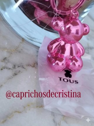 Llavero Oso Rosa Acero Inoxidable.SOLO ENVIO