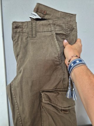 Pantalones cargo Jack Jones verde oliva