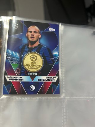 Cromo Wesley Sneijder UCL Medal Winner 2009/10