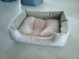 Cuccia per cani rettangolare 80x65 cm Double Face