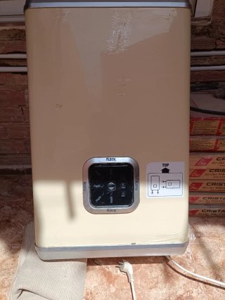 Calentador Eléctrico Fleck DUO 50L Beige