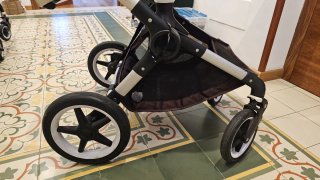 Carrito Bugaboo Fox Capazo + Silla con capota rosa