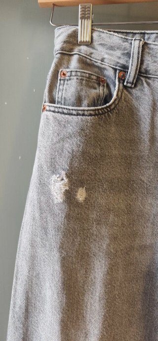 Vaqueros grises Pull&Bear desgastados