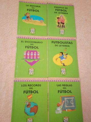 LOTE 6 LIBROS SOBRE EL FUTBOL