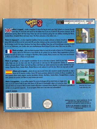 Wario Land 3 GBC (Game Boy Color)