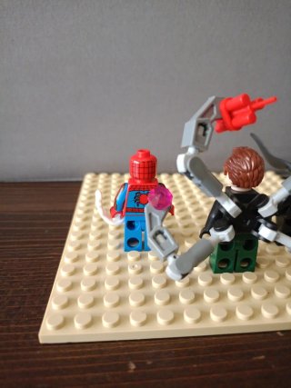 Lego Spiderman, Venom y Doc Ock