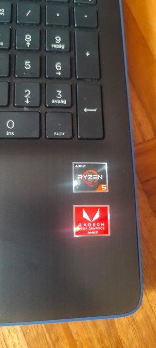 Portátil HP ryzen 5