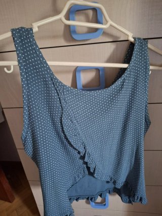 Top amplio lunares tela fresquita T-unica