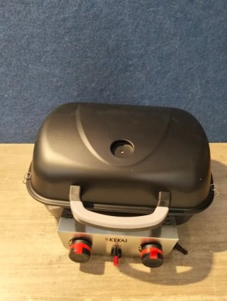 Barbacoa de gas portátil y carro plegable KEKAI