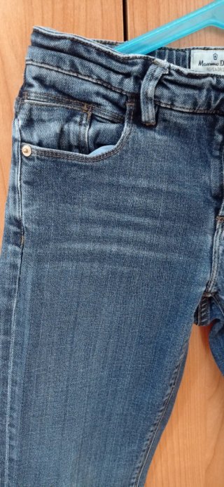 Pantalón vaquero niños y niñas de talla 11/12 años