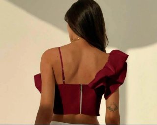 Top rojo sin estrenar talla M