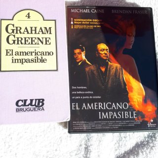 DVD El americano impasible y libro Graham Greene
