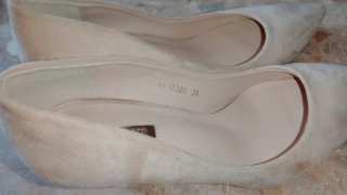 Zapatos clásicos beige talla 38