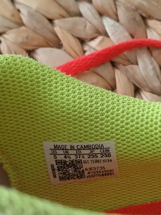 Scarpe da calcio a 5 Adidas per bambini taglia 37.5