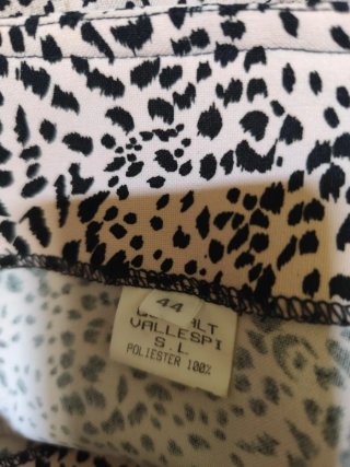 Conjunto Top y Falda Estampado animal Print.