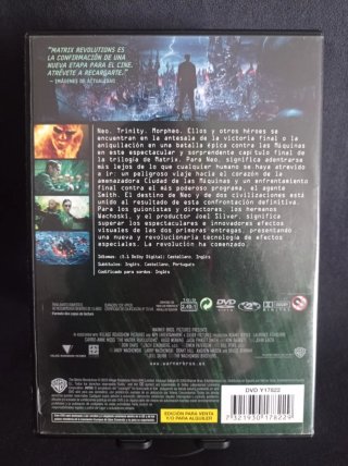 Lote Star Wars + Matrix Revolutions Blu-ray/DVD