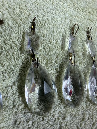 83 Lágrimas Cristal Lámpara Prismas