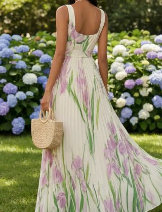 Vestido largo floral sin estrenar