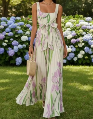 Vestido largo floral sin estrenar