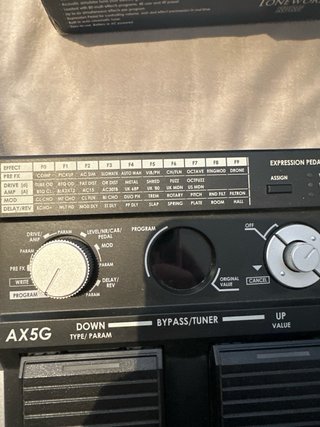 Korg AX5G Procesador Señal Guitarra