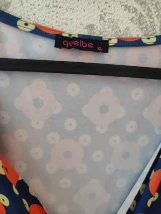 Vestido estampado floral talla XL