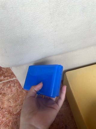 Funda azul para accesorios Nintendo