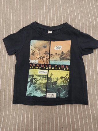 T-shirt bimbo 3 pezzi + camicia manica corta
