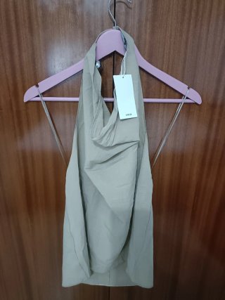 Top Mango Beige Talla L