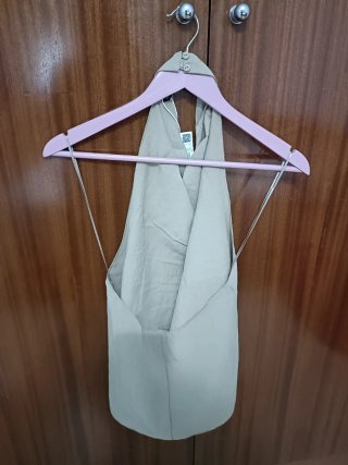 Top Mango Beige Talla L