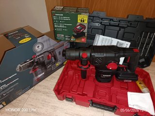 Martillo Percutor 20V Parkside nuevo completo