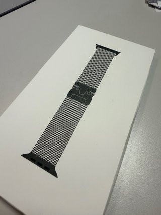 Correa titanio Milanese Loop Apple Watch Negra